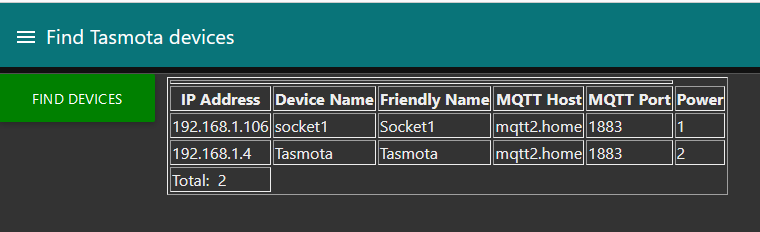 find-tasmota-devices
