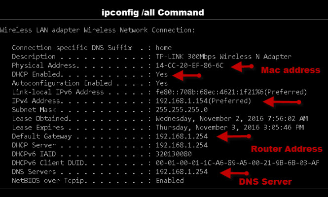 ipconfig-command-example