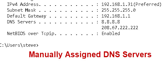 manually-assigned-DNS