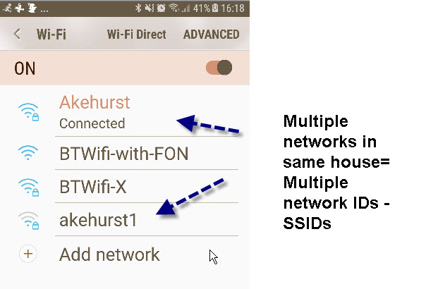 multiple Wi-Fi networks