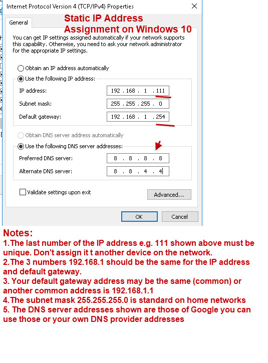 why assign a static ip address